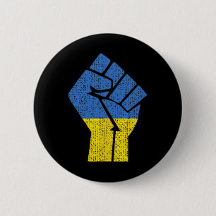 Badge Rond 5 Cm Drapeau ukrainien d'Ukraine pour hommes femmes enf