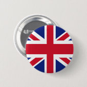 Badge Rond 5 Cm Drapeau Union Jack britannique (Devant & derrière)