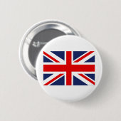 Badge Rond 5 Cm Drapeau Union Jack - Royaume-Uni (Devant & derrière)