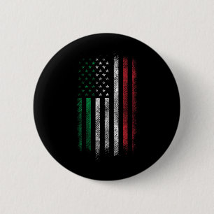 Badge Rond 5 Cm Drapeau Usa 4 juillet Drapeau américain italien pa