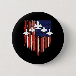Badge Rond 5 Cm Drapeau Usa 4 Juillet Patriote Une Nation Sous Die