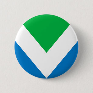 Badge Rond 5 Cm Drapeau végan international