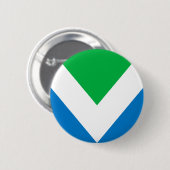 Badge Rond 5 Cm Drapeau végétal international (Devant & derrière)