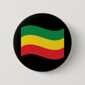 Badge Rond 5 Cm Drapeau vert, or (jaune) et rouge (Devant)