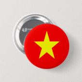 Badge Rond 5 Cm drapeau vietnam (Devant & derrière)
