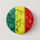 Badge Rond 5 Cm Drapeau vintage de reggae (Devant)