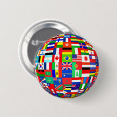 BADGE ROND 5 CM DRAPEAUX DE THE GLOBE (Devant & derrière)