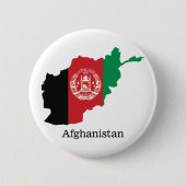 Badge Rond 5 Cm Drapeaux et pays Afghanistan (Devant)