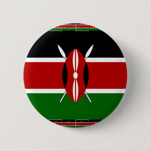 Badge Rond 5 Cm Drapeaux kényans