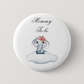Badge Rond 5 Cm Dreamy Days avec Rosie l'éléphant.