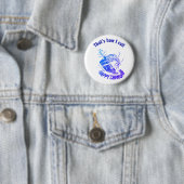 Badge Rond 5 Cm Dreidel C’est comme ça que je roule (En situation)