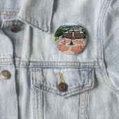 Badge Rond 5 Cm Dresde - opération de Semper (En situation)