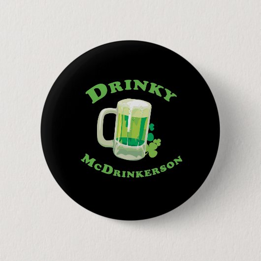 BADGE ROND 5 CM DRINKY MCDRINKERSON (Devant)