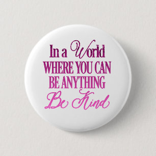 Badge Rond 5 Cm Dripping Glitter Inspirational Quote Button
