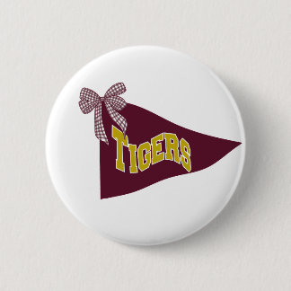 Badge Rond 5 Cm Dripping Springs Tigers School Spirit Pin