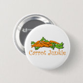 Badge Rond 5 Cm Drogué de carotte (Devant & derrière)