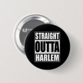 Badge Rond 5 Cm Droit devant Harlem (Devant & derrière)