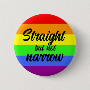 Badge Rond 5 Cm Droit mais pas étroit sur l'arrière - plan arc-en-