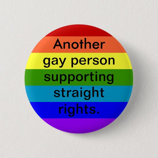 Badge Rond 5 Cm Droites droites de soutien (Devant)