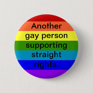 Badge Rond 5 Cm Droites droites de soutien