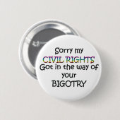 Badge Rond 5 Cm Droits civiques (Devant & derrière)