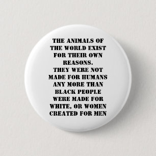 Badge Rond 5 Cm Droits des animaux