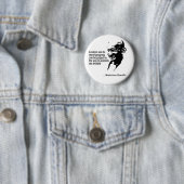 Badge Rond 5 Cm Droits des animaux de Mahatma Gandhi (En situation)