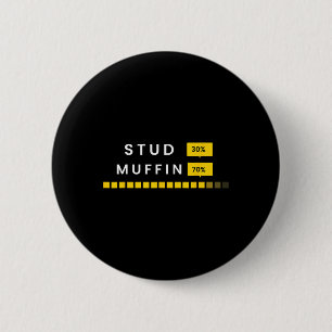 Badge Rond 5 Cm Drôle 30 Stud 70 Muffin Dit Père &# ; s Hommes de