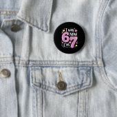 Badge Rond 5 Cm Drôle 67 Meme Fille 7ème anniversaire J'avais 6 an (En situation)