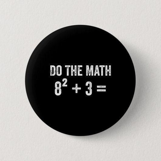 Badge Rond 5 Cm Drôle 67 Mème Math Six Sept Professeur Brainrot Bl (Devant)
