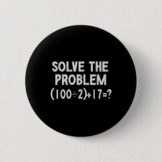 Badge Rond 5 Cm Drôle 67 Mème Pemdas Prof de Maths Élémentaire Cer (Devant)