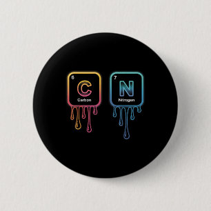 Badge Rond 5 Cm Drôle 67 Mème Science Chimie Nerd Humour Périodiqu