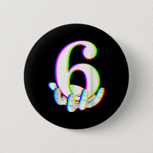 Badge Rond 5 Cm Drôle 67 Six Sept Mème Couple Correspondant Hallow