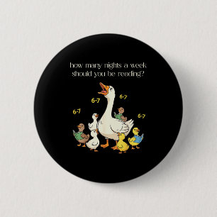 Badge Rond 5 Cm Drôle 6 7 Six Sept Lecture Pour Enseignant Enfants