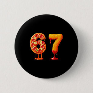 Badge Rond 5 Cm Drôle 6 7 Zza Nugget Meme Six Sept 67 Amateurs de