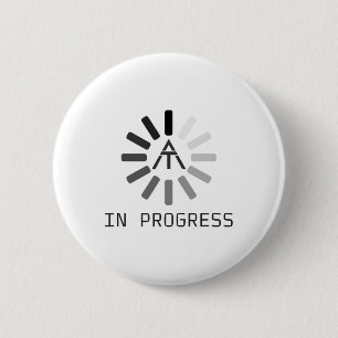 Badge Rond 5 Cm Drôle à (sentier des Appalaches) en cours