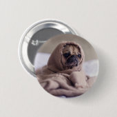 Badge Rond 5 Cm Drôle chien (Devant & derrière)