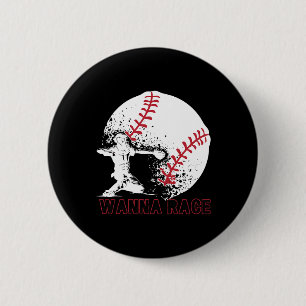 Badge Rond 5 Cm Drôle de course de capture Bysebyll Lancer Softbyl