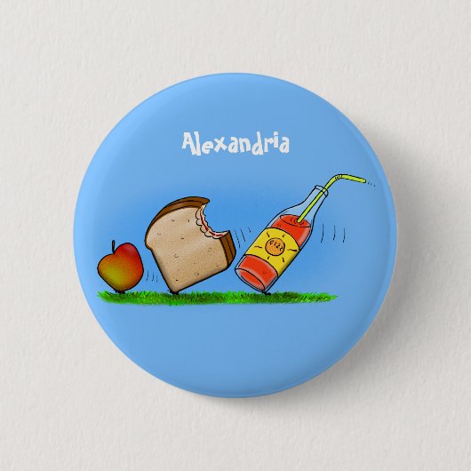 Badge Rond 5 Cm Drôle de dessin animé de fourmis (Devant)