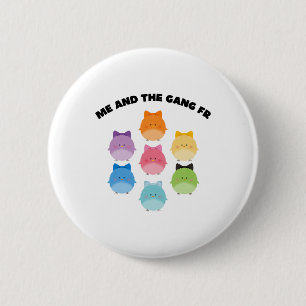 Badge Rond 5 Cm Drôle de Pâques pastel Homies Mème Mignon Par