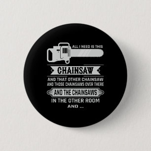 Badge Rond 5 Cm Drôle de truc d'arboriste hommes femme arboriste g