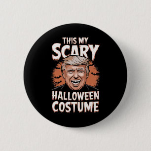 Badge Rond 5 Cm Drôle Donald Trump C'Est Mon Coût D'Halloween Effr