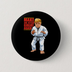 Badge Rond 5 Cm Drôle Donald Trump Républicain - Jiu-jitsu Et Bjj