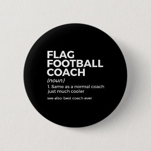 Badge Rond 5 Cm Drôle Drôle Football Coach Définition Meilleur Ent