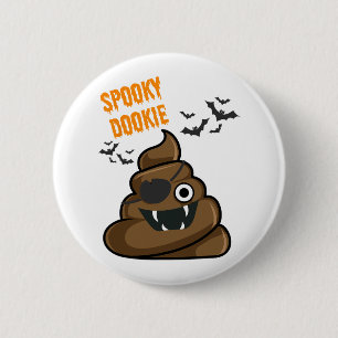 Badge Rond 5 Cm Drôle Éffrayant Dookie Halloween Costume Pour Homm