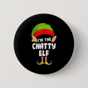 Badge Rond 5 Cm Drôle Elfè Chatty Correspondance Famille Groupe Pj