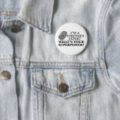 Badge Rond 5 Cm Drôle expert en médecine légale (En situation)