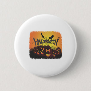 Badge Rond 5 Cm Drôle Happy Halloween design