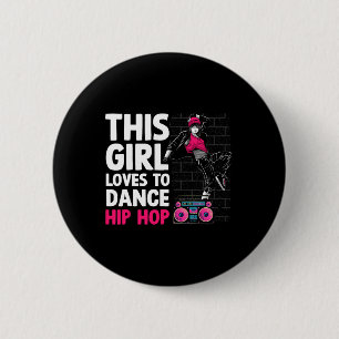 Badge Rond 5 Cm Drôle Hip hop Danser Art Pour Enfants Filles Femme