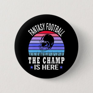 Badge Rond 5 Cm Drôle Imaginaire Football Jour De Brouillon, Le Ch